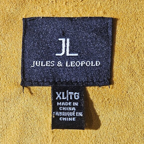 Jules & Leopold Women’s Mustard Drape Jacket XL Utility Workwear Fall Layer - Picture 4 of 12